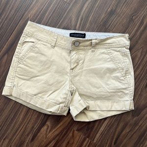 Aeropostale Midi Twill Short khaki